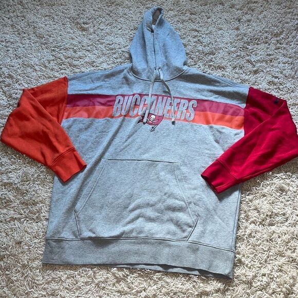 Tampa Bay Buccaneers NFL Nike Gray Men's Pullover Hoodie XL - Picture 1 of 15